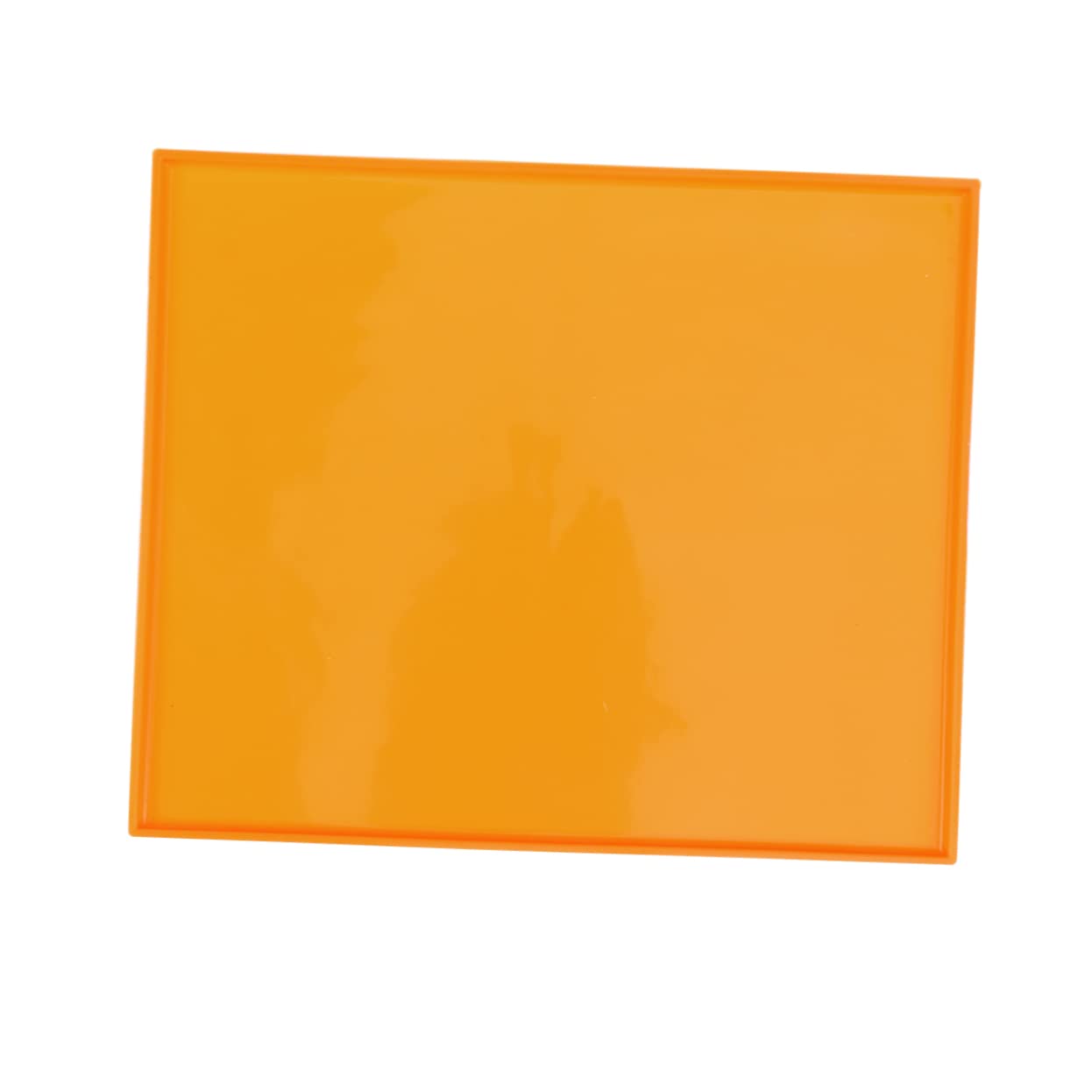 POPETPOP Silicone Pet Feeding Mat Non Stick Dog Cat Food Bowl Placemat Heat Cold Resistant Easy to Clean Orange Pet Mat for Food Water Spills