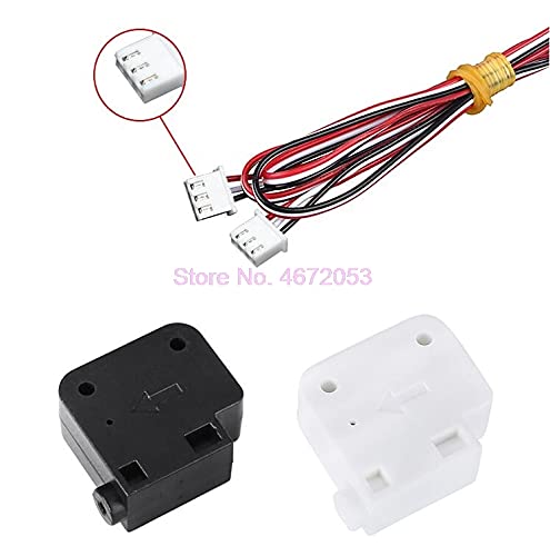 Lysee 3D Printer Parts & Accessories - 200pcs/lot 3D Printer Filament Break Detection Module with 1M Cable Run-Out Sensor Material Rut Detector for 3D Printer Parts - (Size: Black 3.0mm)