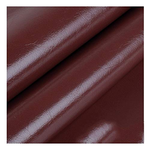 Matière en cuir vinyle dark brown résistant pour sièges auto