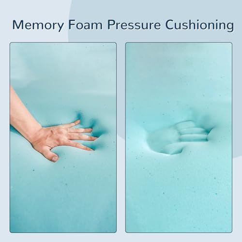 Nexhome Pro Dual Layer 3 Inch Memory Foam Mattress Topper Ultra Soft And Breathable Twin Mattress Topper,Mattress Topper With Pillow Cases thumb #3