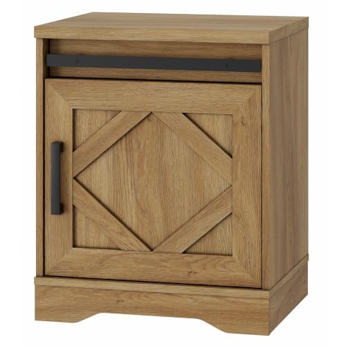 Image of WAMPAT 24.3-inch Tall Farmhouse End Table