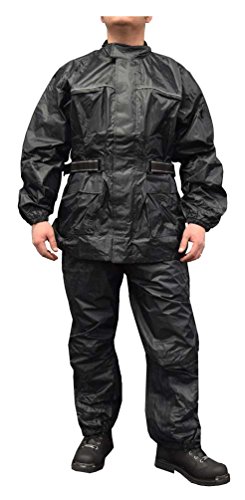 Redline Unisex 2-Piece Motorcycle Rain Suit, Waterproof Heat Seams M-RHR66 (S)