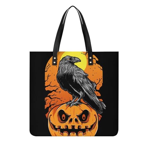 Sac shopping Oiseau Citrouille grand sac à main pour femme qui cherche de l'espace