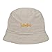 Mens Bucket Hat England Lions Embroidered Washed Cotton Classic Bucket Hat (Beige,7 1/2)