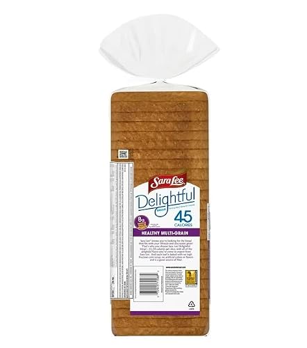 Sara Lee Delightful Healthy Multi Grain Sandwich Bread, 20 Oz Loaf of Multigrain Bread - LOW CARB 45 Calories per Slice (PACK OF 2 Bundled By Duka La Aina) - Thumbnail 4