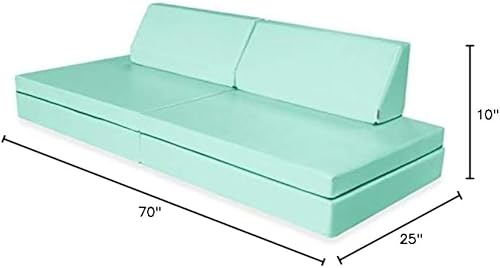 Vista 13 de foamnasium Blocksy - Sofá para niños, juego de espuma para interiores, 4 piezas suaves para niños pequeños y niños para gatear, escalar, construir
