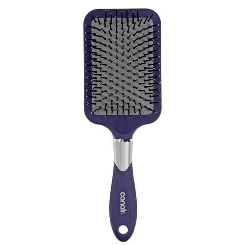Conair Totally Smooth Ultra Paddle Brush, Wide Detangling Hair Brush with Ball-Tipped Bristles and...