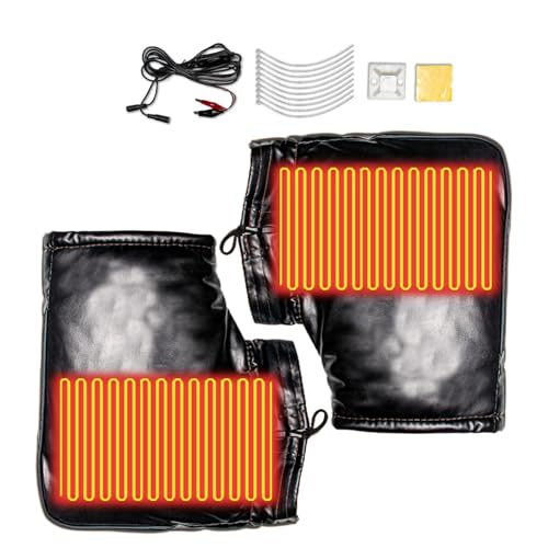 Gants de guidon de moto chauffants pour stopper le froid et rouler au sec l'hiver