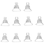 JZMYXA Aquarium Suction Cup Clips Air Tube Holders for Fish Tank,10 Pieces, Fit Tube/Lighting Wire O