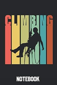 Paperback Climbing Notebook: Climbing Retro 120 Pages Dot Graph A5 Book