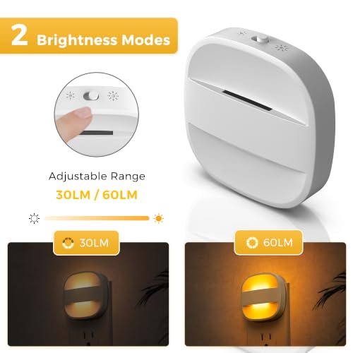 Image of L LOHAS LED Night Lights Plug into Wall,Dusk to Dawn Sensor Night Light