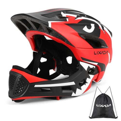 LIXADA Casques de Vélo Enfants Casque Intégral Détachable Casque de Sécurité Sportive pour...