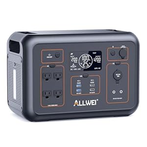 ALLWEI LiFePO4 Portable Power Stati...