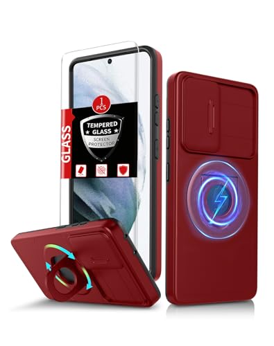 Coque Samsung S21 avec anneau support pour visionnage mains libres