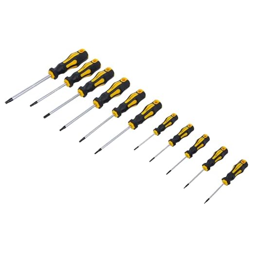 BGS Do it yourself 7844 | Schraubendreher-Satz | T-Profil (für Torx) T6 - T40 | 11-tlg.