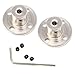 Magic&Shell 2-Pack 3mm Flange Shaft Coupling High Hardness Metal Axis Bearing Fittings DIY Model Accessory Rigid Flange Guide Shaft Coupler Motor Connector