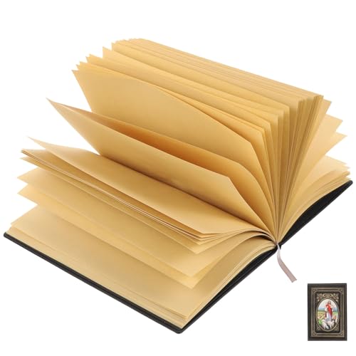 Cuaderno de escritura empresarial elegante portátil y libreta de cuero retro