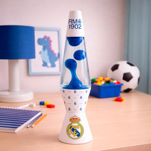 WONDEE Real Madrid Lámpara de Lava Decorativa