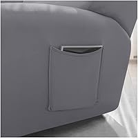 Vista 4 de ZAZOOT Funda para sofá, funda elástica para sofá reclinable, funda para sofá reclinable de 3 cojines, suave y lavable, protector de muebles