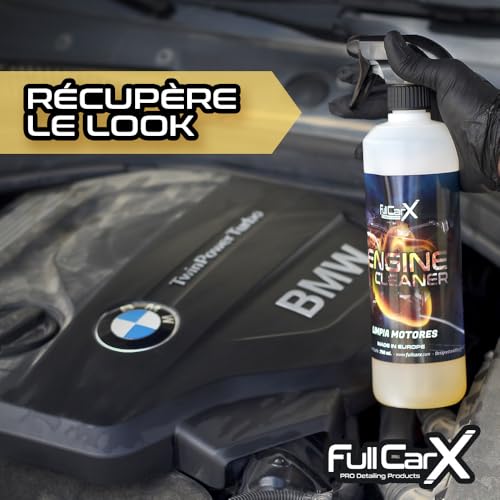 FULLCARX Engine Cleaner 750ml Nettoyant Moteurs Voiture, Dégraissant Moteur Efficace et Sûr, Dissout la Saleté Incrustée, Restaure et Protège, Rénovateur Produit Nettoyage Detailing Professionnel – vue 5