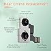 Risidamoy for iPhone 12 MINI OEM Main Rear Back 12MP Camera Replacement Ultra Wide Optical Image Stabilization Smart HDR 4K 60fps Video Metal Case Flex Cable Connector Repair A2176 A2398 A2399 A2400