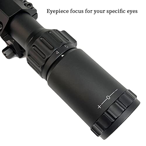 Fsi 4-12X50 Rifle Scope R/G/B Illuminated Reticle With Scope Rings #TOP2