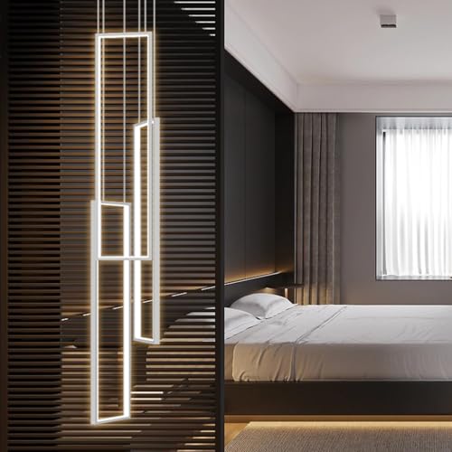 Éclairage suspendu LED escalier intérieur dimmable pour hôtel - 6
