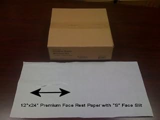 12"x24" Premium Face Paper with face Slit, 1000pcs per Box. Item# 55582