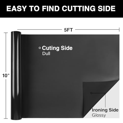 TORC Vinil de Transferência de Calor de Vinil Preto Puff 12