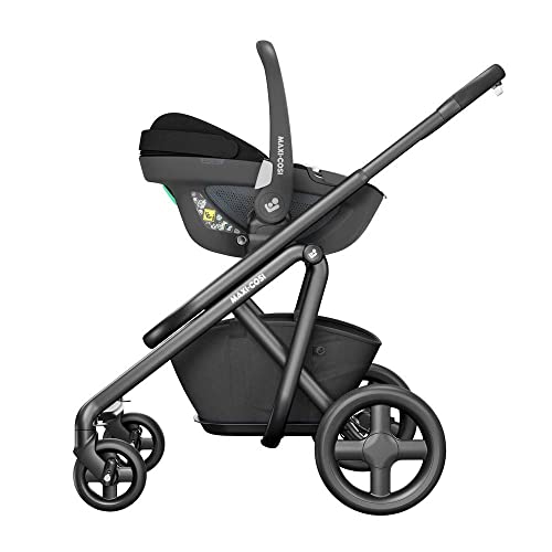 Maxi-Cosi Travel System Leona² Trio Com Giro 360° E Isofix Essential Black