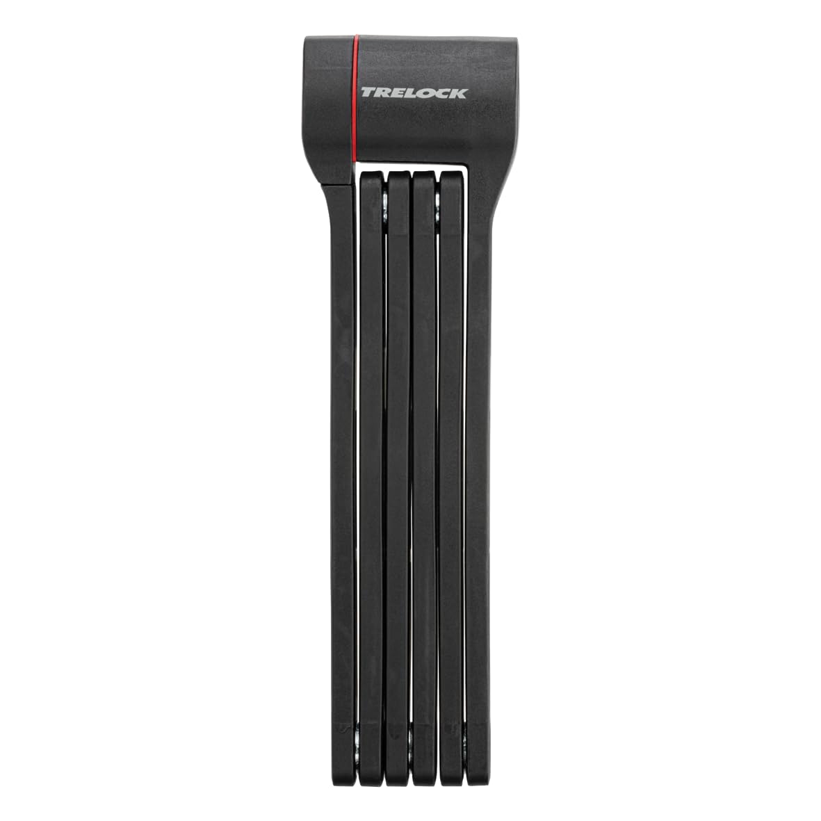 TRELOCK FS 480/100 COPS Faltschloss – Länge 100 cm – Sicherheitsstufe 12 – inkl. X-Press Halter – Fach für Tracking Tag