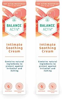 Balance Activ Intimate Soothing Cream | Fast-Acting Relief from Intimate Irritation for Women | Soothes Itching, Redness & Soreness | 2 Pack of 40mL Tubes
