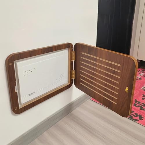 Couvercle de protection creux pour la maison marron et horizontal