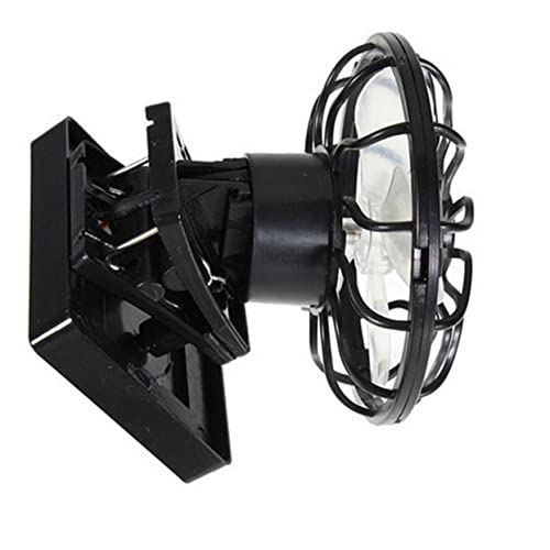 BAZEITFLOW Ventilador Solar Energético Negro con Pinza de Energía Ventilador Ecológico para Oficina Dormitorio y Hogar BAZEITFLOW Ventilador Solar Energético Negro con Pinza de Energía Ventilador Ecológico para Oficina Dormitorio y Hogar