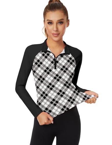 Image of Soneven Women's Sleeveless Golf Top Floral Athletic Golf Wear Moisture Wicking Sleeveless Polo Quick Dry