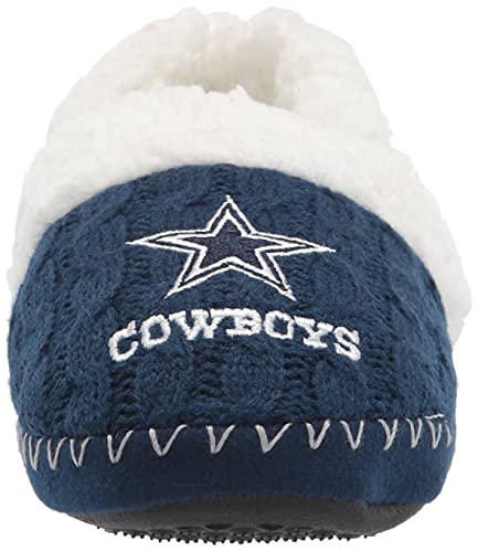 Image of FOCO Womens NFL Team Color Moccasin Slippers