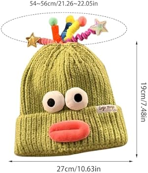 3D bierpul hoed pluche muts gebreide muts - grappige warme wintermuts - grappige mutsen ademende elastische 3D-cup-vormige zachte gebreide muts - huidvriendelijke wintermutsen, 1, 25 x 14 x 3 cm