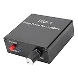 VBESTLIFE Piezo -Pickup Vorverstärkerverstärker, Oberflächenhalterung Wiederaufladbarer Gitarren -Pickup -Vorverstärker mit Niedriger Frequenzgrenze für Gitarre, Cello, Violine, Ukulele,