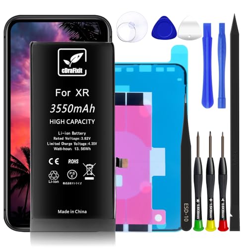 iPhone XR 128gb バッテリー交換済 Amazon | cDraFixit For iPhone XR バッテリー 交換 3550mAh 大