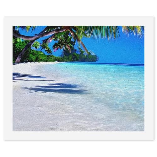 Plage et océan peinture par numéros pour décorer votre salon