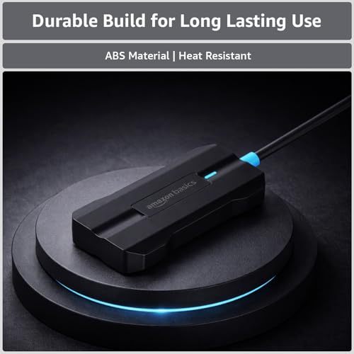 Image of Amazon Basics Car Play with Extension & Type C Converter | Converts Wired Auto Android & CarPlay to Wireless | Bluetooth Connectivity | Only for Cars with OEM Installed | Black