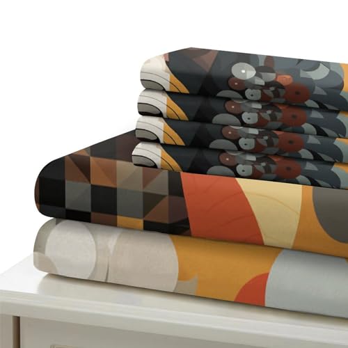 Housse de couette microfibre à fermeture éclair invisible motif caniche lit simple