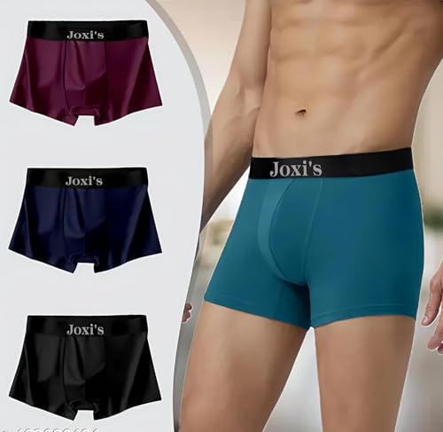 Image of Joxi's Men's Cotton Blend Trunks Pack of 4 | Soft Stretch Comfortable for Men