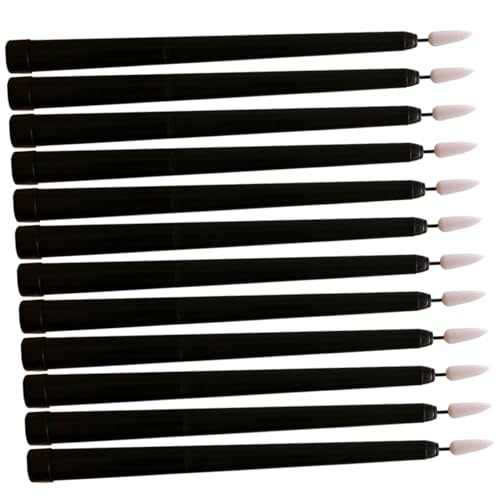 Bougies LED sans flamme noires déco de Noël et fêtes de fin d'année