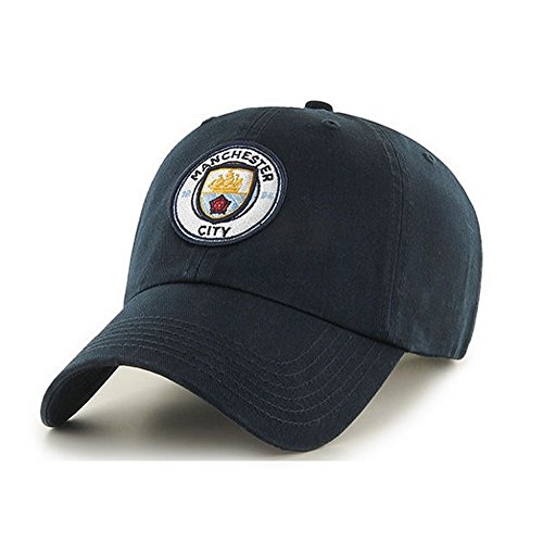 Manchester City FC Adult Adjustable Baseball Cap (Navy)