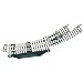 Produktbild 22273 N Fleischmann Gleis (ohne Bettung) Bogenweiche, elektrisch, Links 42 ° 194.6 mm, 228.2 mm 1 St.