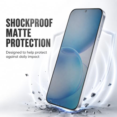 Image of FIRST MART Matte Anti-Glare Tempered Glass for Oppo Reno 16c With Installation Kit | Military-Grade Gaming Screen Protector & Cable Guard | Edge to Edge Coverage | Black