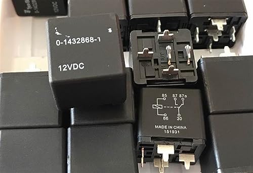 Relé 5 pines 24VDC 0-1432871-1 y 12V V4-1C-P-12V para automoción 3