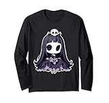 Chibi Anime Gothic Goth Skeleton Girl Doll Tees