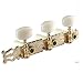 Antique Gold Lyra-Type Gotoh Classical Guitar Tuners